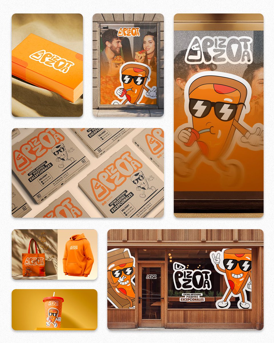 Branding for La Pizzota