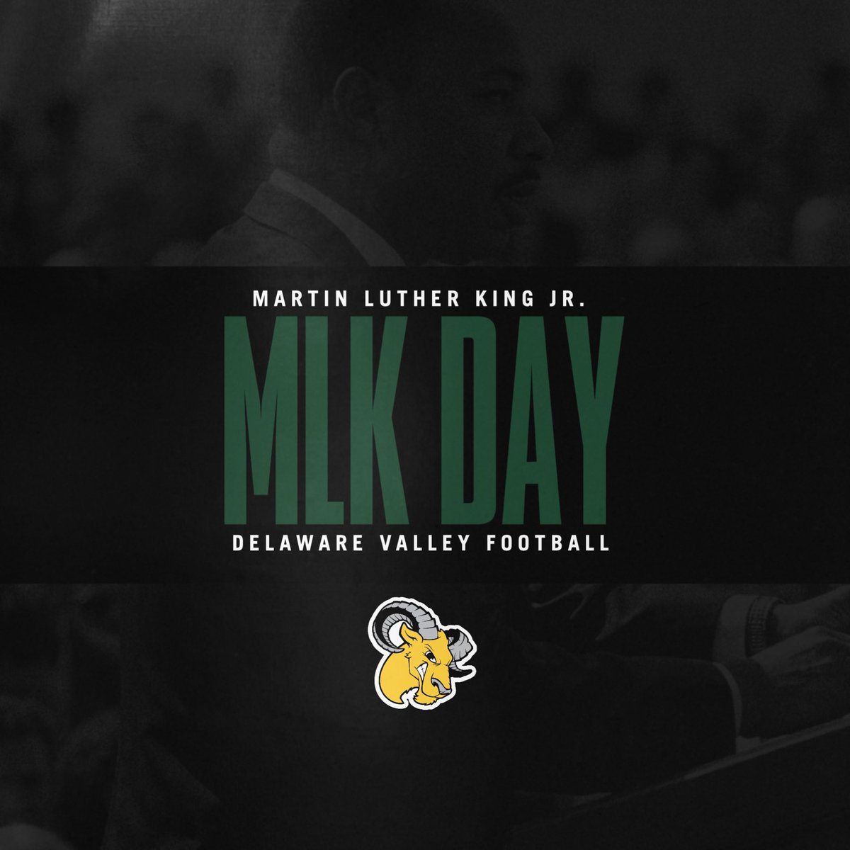 Today, we celebrate the life of Martin Luther King Jr. 
#DelValFootball #Family