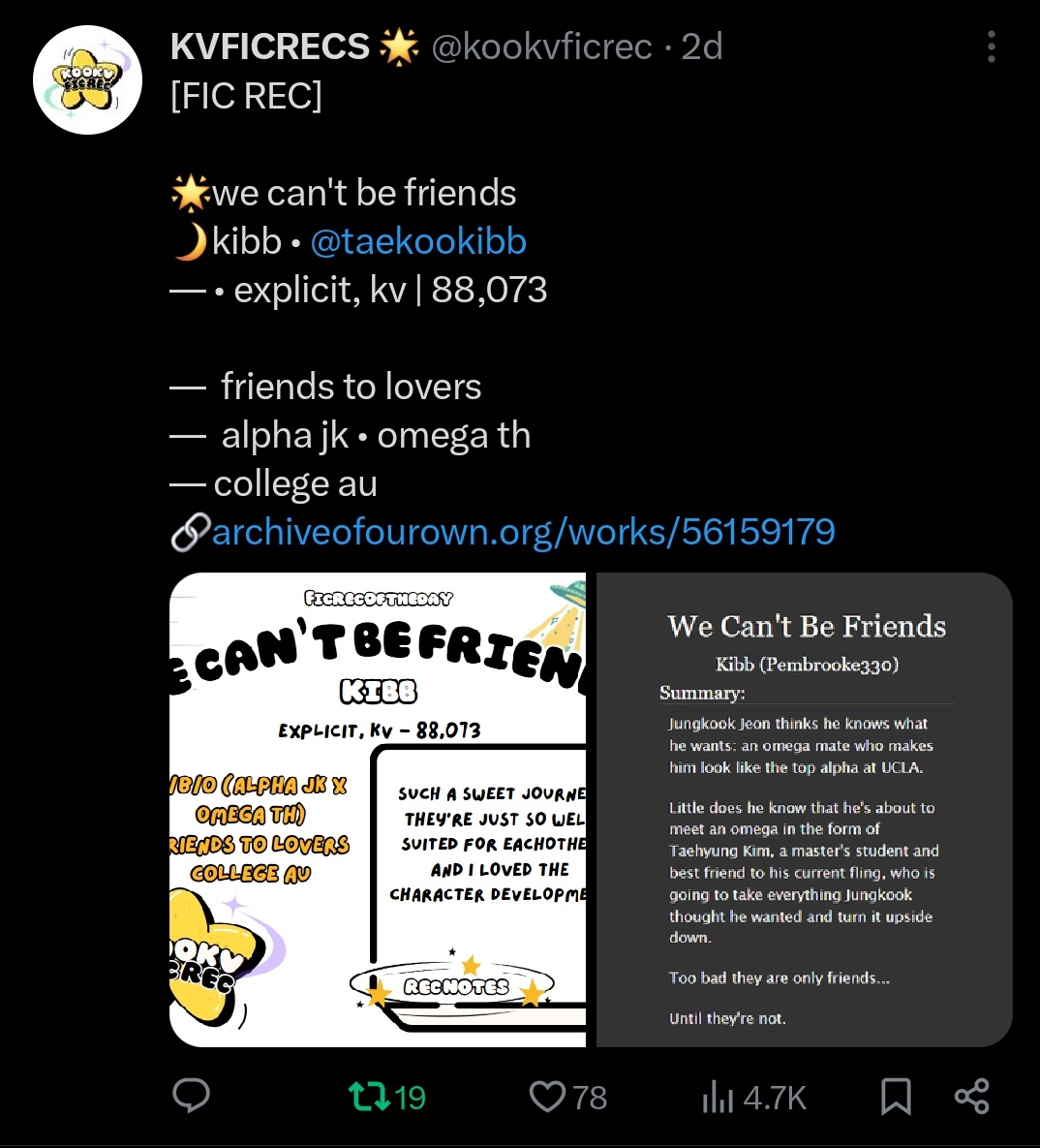 Taekook Endgame Fest • CH. 2 tweet media