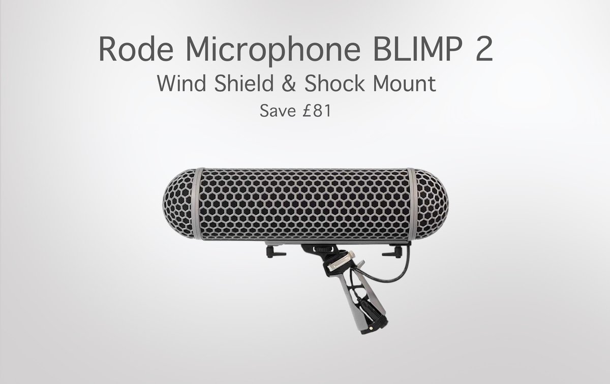 Cameragrip's tweet image. Save £81 on the Rode BLIMP 2 
cameragrip.com/rode-microphon…
#Sale #Cameragrip #JanuarySale #Rode #Microphone #Video