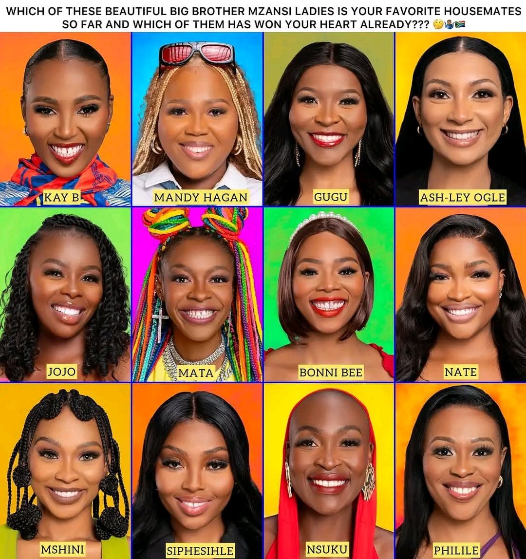 joy_zelda's tweet photo. Who is Favorite Lady so far ?

#BBMzansi https://t.co/5AKVt5vuEE