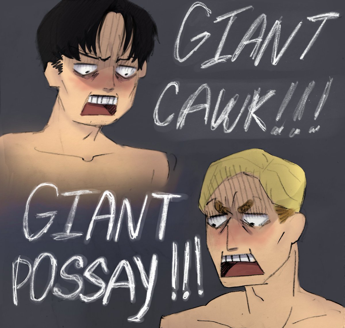 adelhansha's tweet photo. First time 🤭
#eruri #リヴァイ https://t.co/nArrxGBU3b