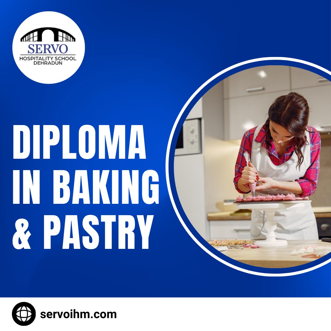 SchoolServo's tweet photo. Diploma in Baking & Pastry
Visit Our Website - https://t.co/9i8O7s4PEz
Start your career with a diploma in baking and pastry from Servo Hospitality School, Dehradun. Master essential baking skills and techniques.
#DiplomaInBakingAndPastry #BakingCourses https://t.co/89oGGTNgNR