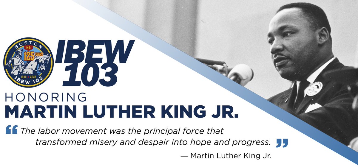 The Reverend Dr Martin Luther King Jr Championed Labor Unions &amp; workers rights as much as he did Civil Rights!  Today we pay Respect!
#Embrace