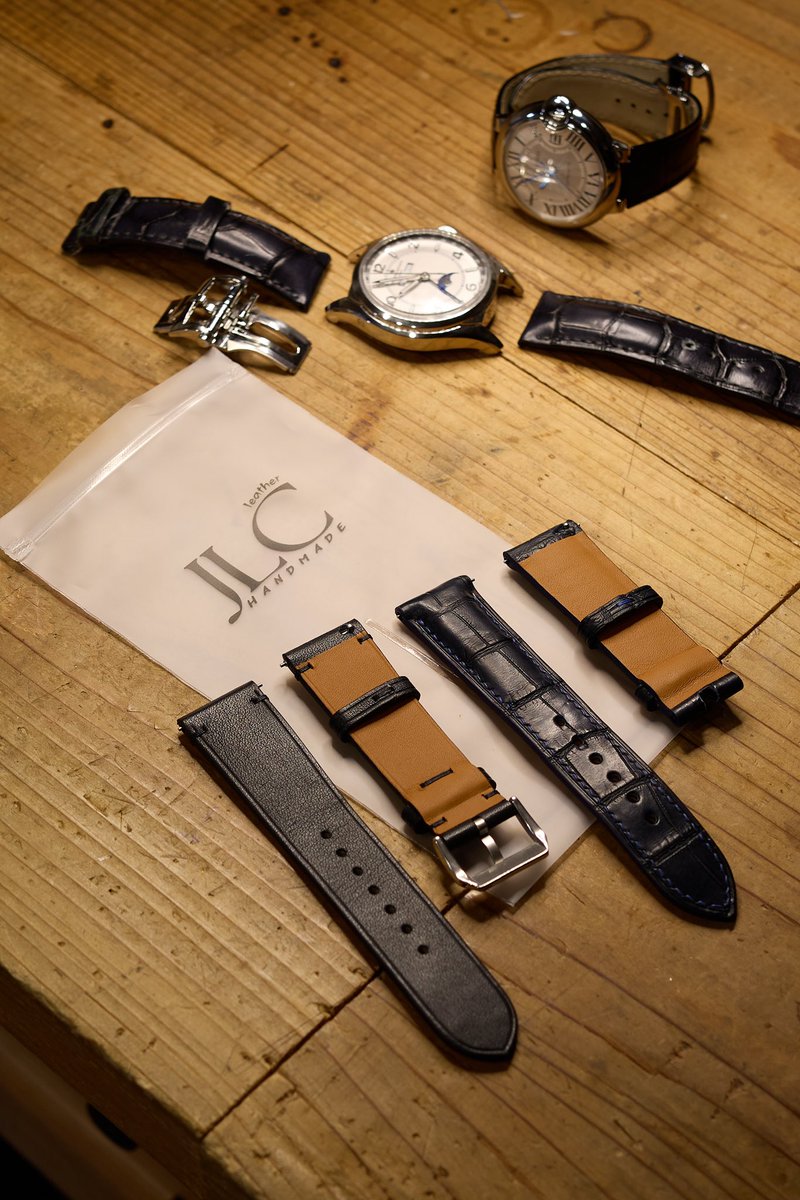 時計のベルトの交換。オーダーメイドでベルトを製作してくれるJLC