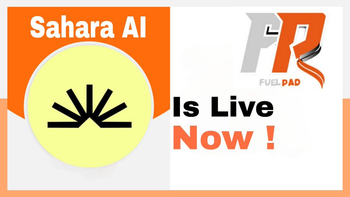 🔥 The PUBLIC ROUND for SaharaAI is NOW LIVE! 🔥

👉 Buy on FuelPad: fuelpad.io/projects/2

📅 Time Details:
⏰ Start: 20 January, 12PM UTC
⏰ End: 24 January, 12PM UTC

📖 Learn More: t.me/FuelPadio

🚀 Don’t miss your chance #FuelPad!