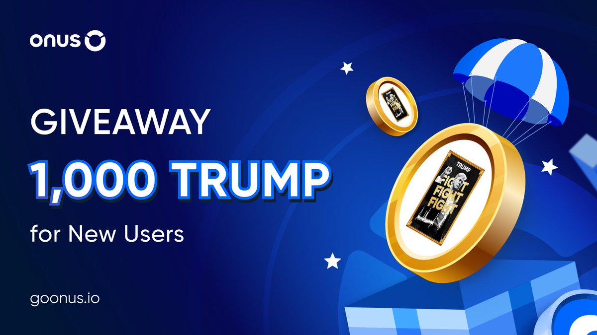 ONUSFinance's tweet photo. 🎁 BREAKING: Get 1000 $TRUMP FREE on @ONUSFinance!

The viral memecoin of @realDonaldTrump that skyrocketed 12,000% at launch is now #FREE for new ONUS’s users! 🔥

Claim your rewards in 3 steps:

1️⃣ Create an #ONUS account
2️⃣ Complete Basic KYC
🎉 Earn random $TRUMP rewards + 12 USDT

👉🏻 Earn now: https://t.co/tvPsRPrgrc

📌 Event details: https://t.co/tyNe9gUuFe 

#Giveaway #Crypto #Airdrop #TRUMP