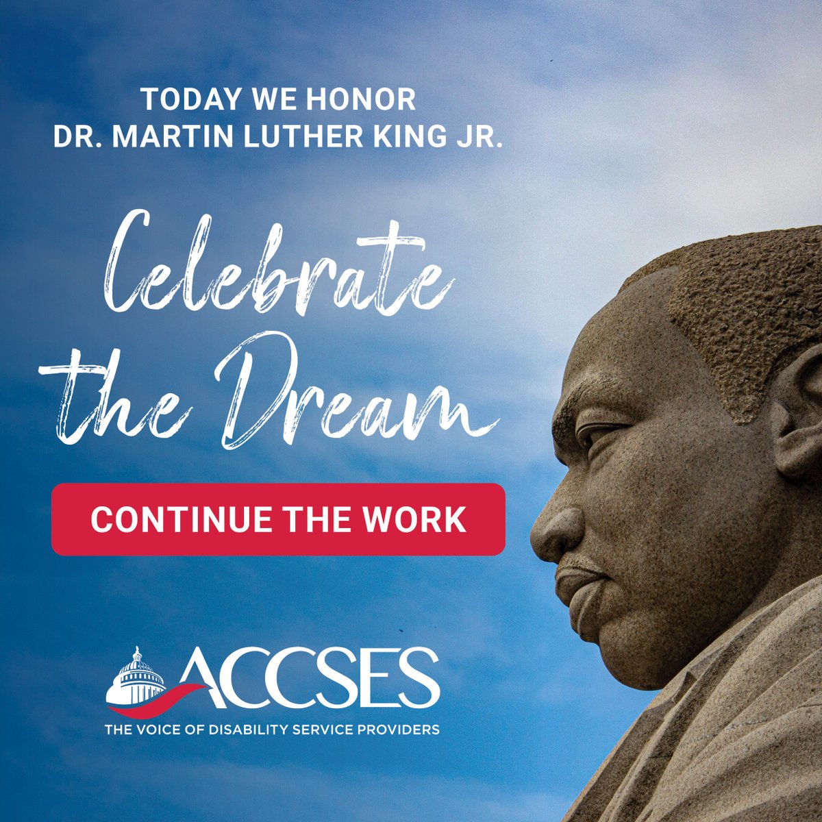 On this National Day of Service, we are reminded of Dr. King’s quote, “Life’s most persistent and urgent question is, ‘What are you doing for others?’”  Remembering Dr. King today and always.