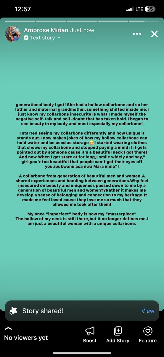 FaustyMirian's tweet photo. That your insecurities doesn’t define you!you’re beautiful and https://t.co/zg1x3aG5oO came from a generation of beautiful men and women and they love you so much to passed it down instead of withholding it.
Love yourself!❤️ https://t.co/DAq4awDiVr