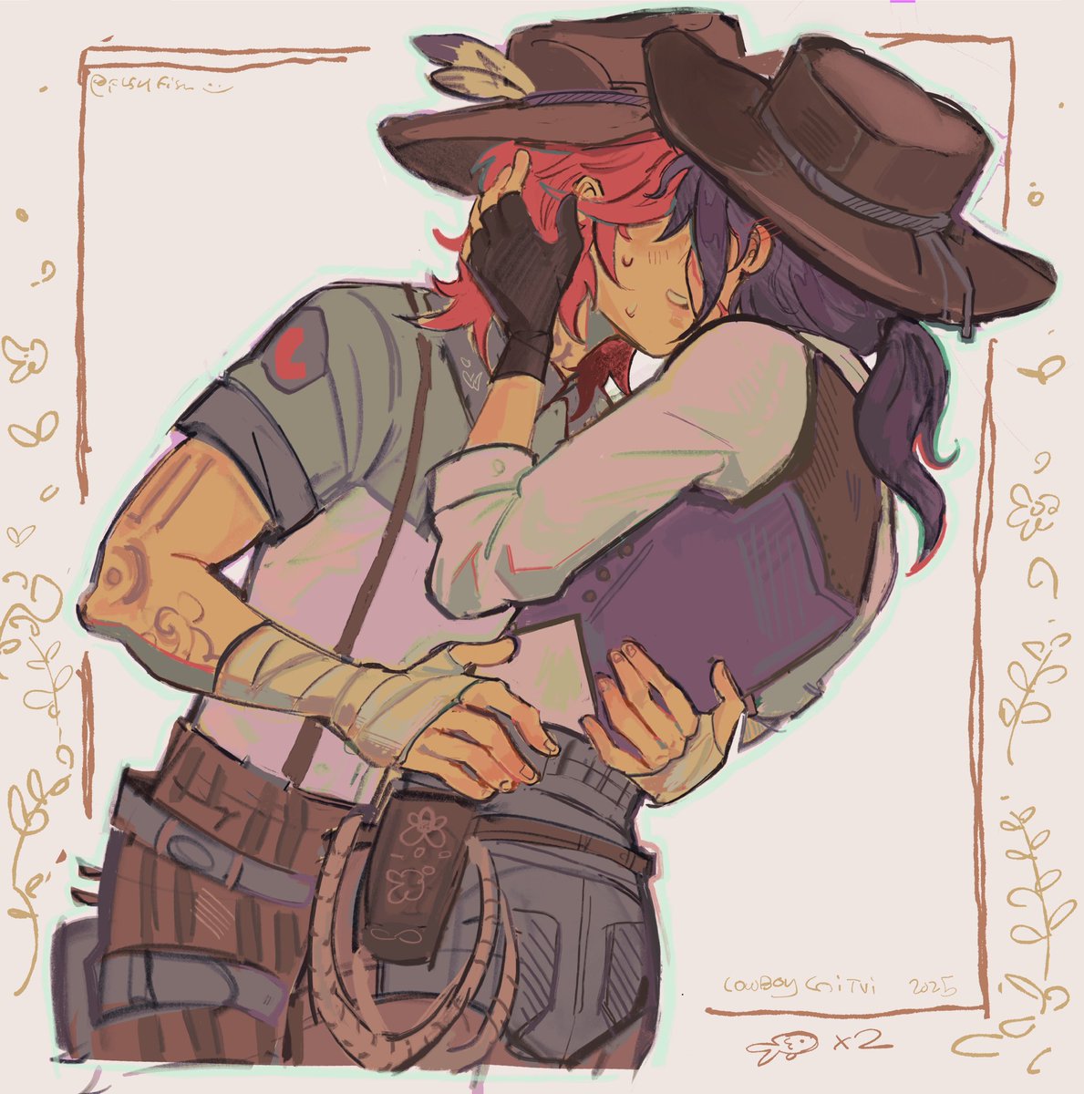 yup it’s cowboy au again
