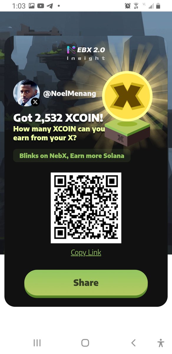 🚀Our X Social Platform Deserves More Value🚀

I just claimed 2,532 XCOIN! What about you? 
Rate your profile and claim your free $XCOIN #NebX #airdrop now! 👇👇👇
preview.nebx.io/s/p/35902832/2…