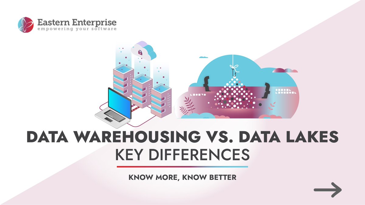EE_NLD's tweet photo. Data Warehousing or Data Lakes—which fits your business needs? Learn the pros, and cons to find the best fit for you: https://t.co/LtrciA2f6M

#DataWarehousing #DataLakes #BigData #DataManagement #EasternEnterprise https://t.co/22dsBx1yK0