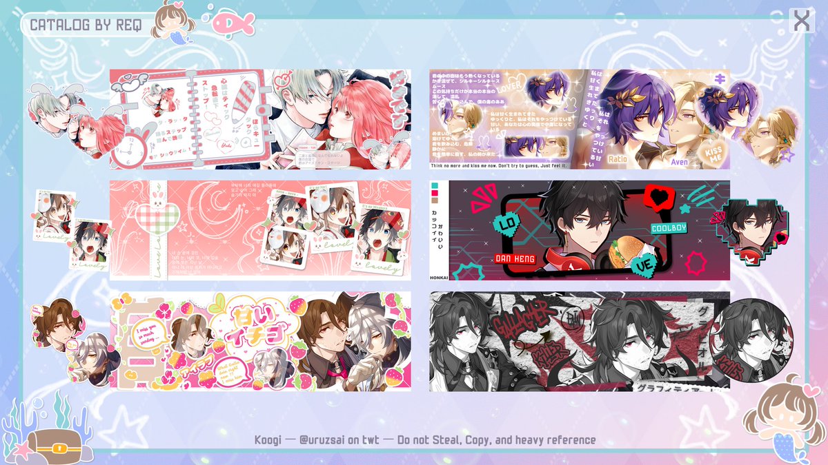 Pagi ✨
Koogi masih open santai yaa untuk layout 2D by req nyaa ~
Bisa cek link Koogi untuk TnC + Catalog lengkap nyaa ~ ❣️

Lesgoo jajan ~ ✨
#zonauang #zonajajan