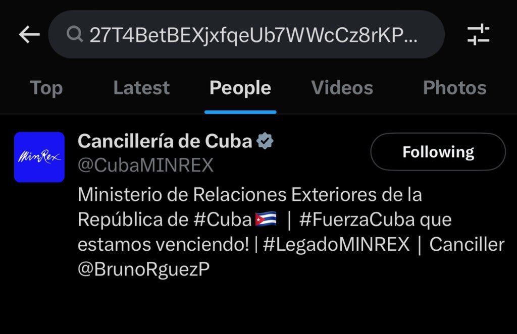 unknown_d3v (@d3v_unknown) on Twitter photo GIVE THIS <a href="/CubaMINREX/">Cancillería de Cuba</a> A LESSON THEY RUGGED THIS COIN. LET THEM REGRET! WE THE COMMUNITY ARE TAKING CARE OF IT. LET’S TAKE $CUBA TO 100M.
$CUBA
27T4BetBEXjxfqeUb7WWcCz8rKPUJuxNu2CGzApPpump GIVE THIS <a href="/CubaMINREX/">Cancillería de Cuba</a> A LESSON THEY RUGGED THIS COIN. LET THEM REGRET! WE THE COMMUNITY ARE TAKING CARE OF IT. LET’S TAKE $CUBA TO 100M.
$CUBA
27T4BetBEXjxfqeUb7WWcCz8rKPUJuxNu2CGzApPpump