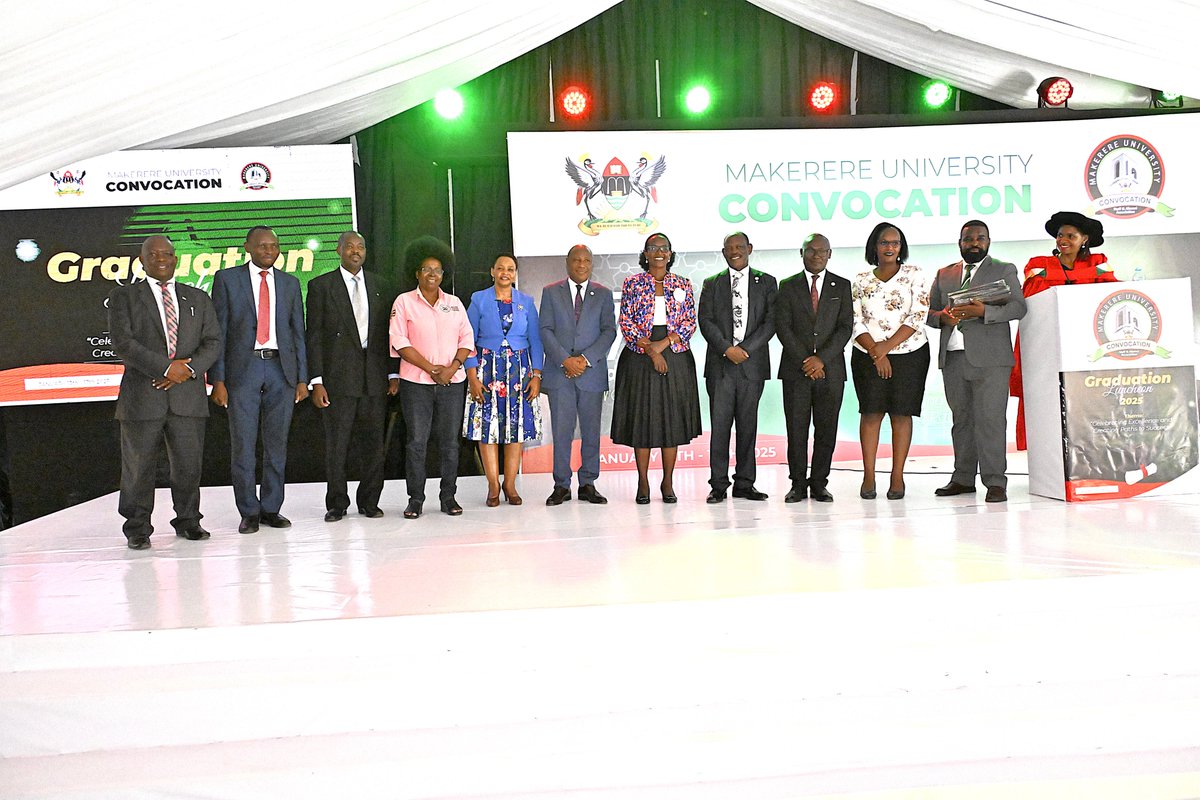 Dr Steven Lwasa, Dr Patrick Musinguzi, &amp; Dr Joshua Wanyama from <a href="/MakCAES/">Makerere University CAES</a> announced as the overall Best Teachers <a href="/Makerere/">Makerere University</a> during the 75th graduation ceremony held from 13th-17th January 2025.