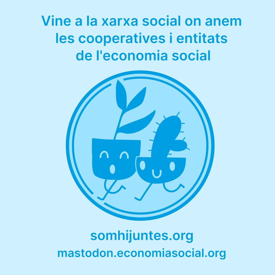 Farta de la toxicitat de les xarxes socials?
Avui us convidem a participar de #somhijuntes #vamonosjuntas, una campanya per fer una mudança comunitària a #Mastodon i tenir una comunicació més ètica i sana

Podeu consultar més a  
somhijuntes.org i ateneubnord.cat/mastodon-som-h…