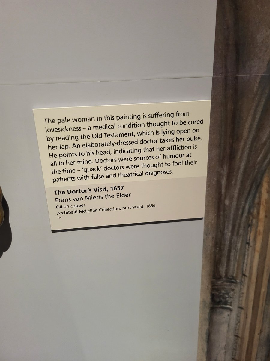 19MW98's tweet photo. @valhumphreys51 @C_MPartnership On trip to Glasgow we saw  these paintings- looks like we're rapidly returning to soothsayers, quacks &amp; religious superstitions instead of high standards of good medical care provided by highly trained &amp;  regulated Drs, Midwives etc
#EndPAProject #BackToBevan #renationalisehealth https://t.co/Yp6nuQet5P