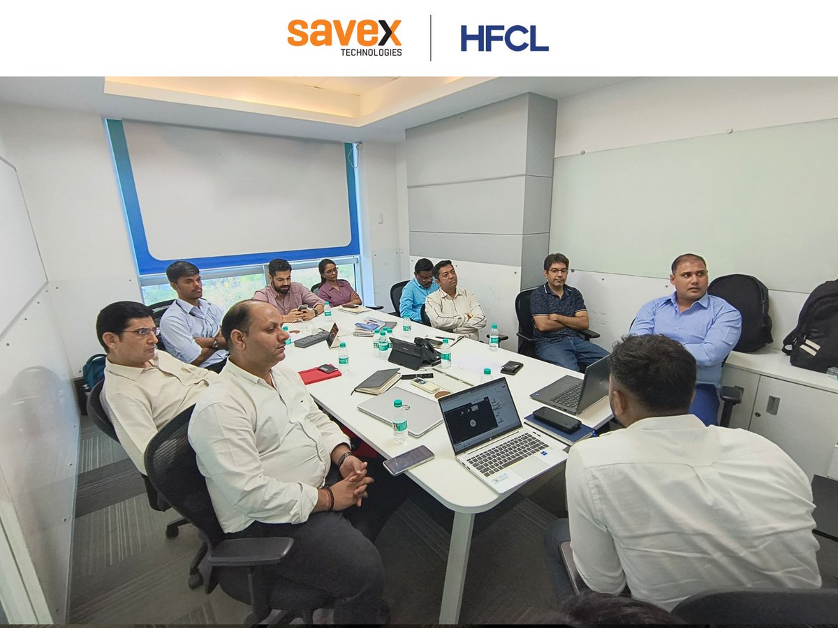 SavexTechnology's tweet photo. Thank you to our partners for joining the HFCL Partner Training in Mumbai! The session offered key insights into HFCL solutions and featured an engaging Q&amp;A. Special thanks to our speakers!

#HFCL #PartnerTraining #TechGrowth #NetworkingEvent #BusinessInnovation #Collaboration https://t.co/V8c457VoOq