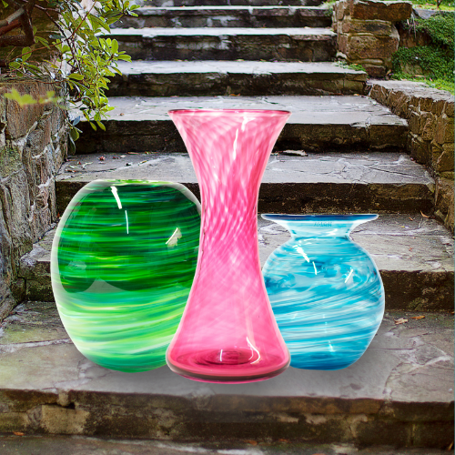 BathAquaGlass's tweet photo. Our Famous coloured glass makes exquisite tableware!
Treat yourself to our iconic vases this summer!
Our Velo, Chimney & Posy vases
https://t.co/BVuKUFiqIu
#vases #tableware #gifts #bathartisan #wondersofwalcot #colourpop #homeware #shoplocalbath #prettylittlebath #visitbath https://t.co/y8wn6fv5Lg