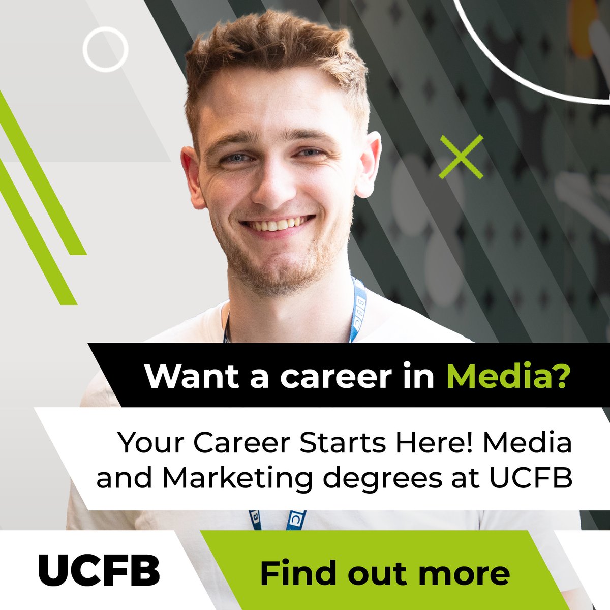 ucfb's tweet photo. Graduates from UCFB's sports media degree courses have gone on to work for organisations such as @BBCSport and @SkySports 🤩

Start your dream career in sports media now 👉 https://t.co/zwr1G7h3zb https://t.co/G7u7y2fAOk