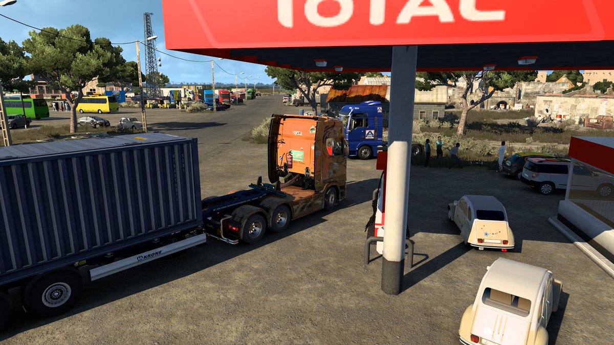 Shadow730_GER's tweet photo. Wadi Madani / Sudan 🇸🇩 
Still cruising around in the desert of Africa 
#ets2 https://t.co/qQJ0wLIHCz