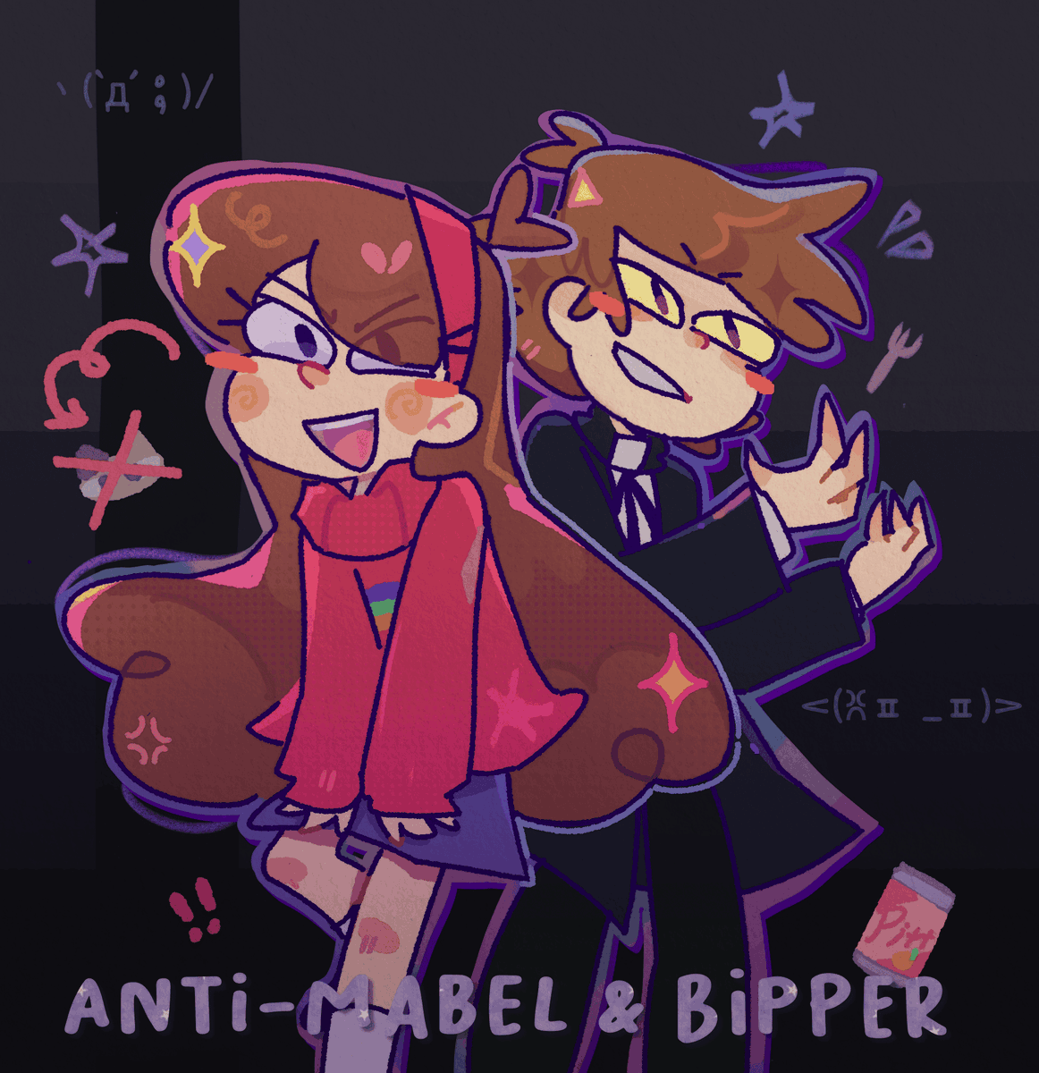 ApelSin47655's tweet photo. Evil combo ( ` ᴖ ´ )🫧🫧
#AntiMabel #Bipper #GravityFalls https://t.co/4M4B3CRnqr