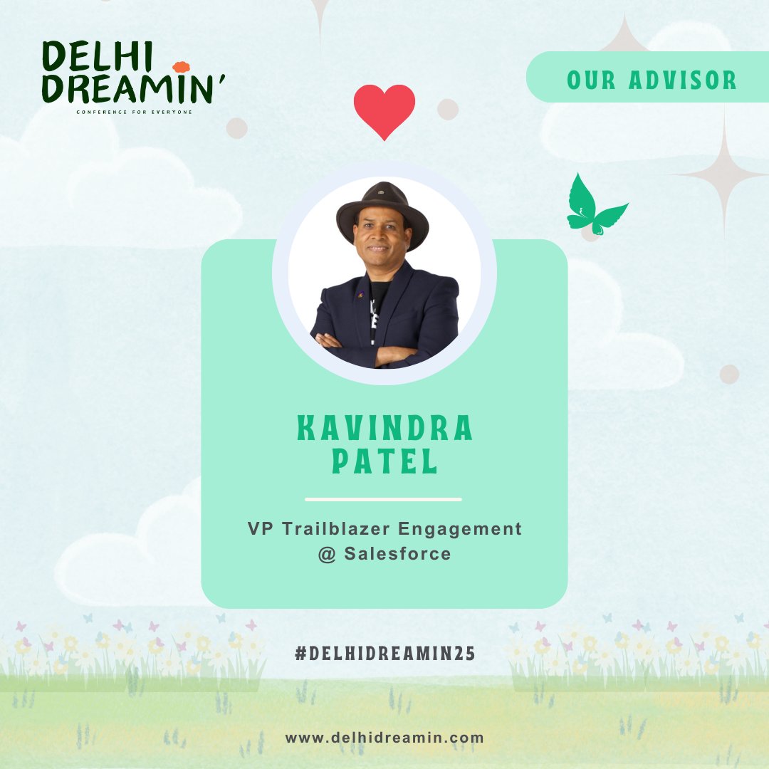 Delhi Dreamin' (@delhidreamin) on Twitter photo ๐ Welcome <a href="/kavindrapatel/">kavindrapatel</a> as an advisor for Delhi Dreaminโ 2025!
Excited to have their expertise onboard.
๐
1st March | ๐ DAIC, Delhi
#DelhiDreamin ๐ Welcome <a href="/kavindrapatel/">kavindrapatel</a> as an advisor for Delhi Dreaminโ 2025!
Excited to have their expertise onboard.
๐
1st March | ๐ DAIC, Delhi
#DelhiDreamin