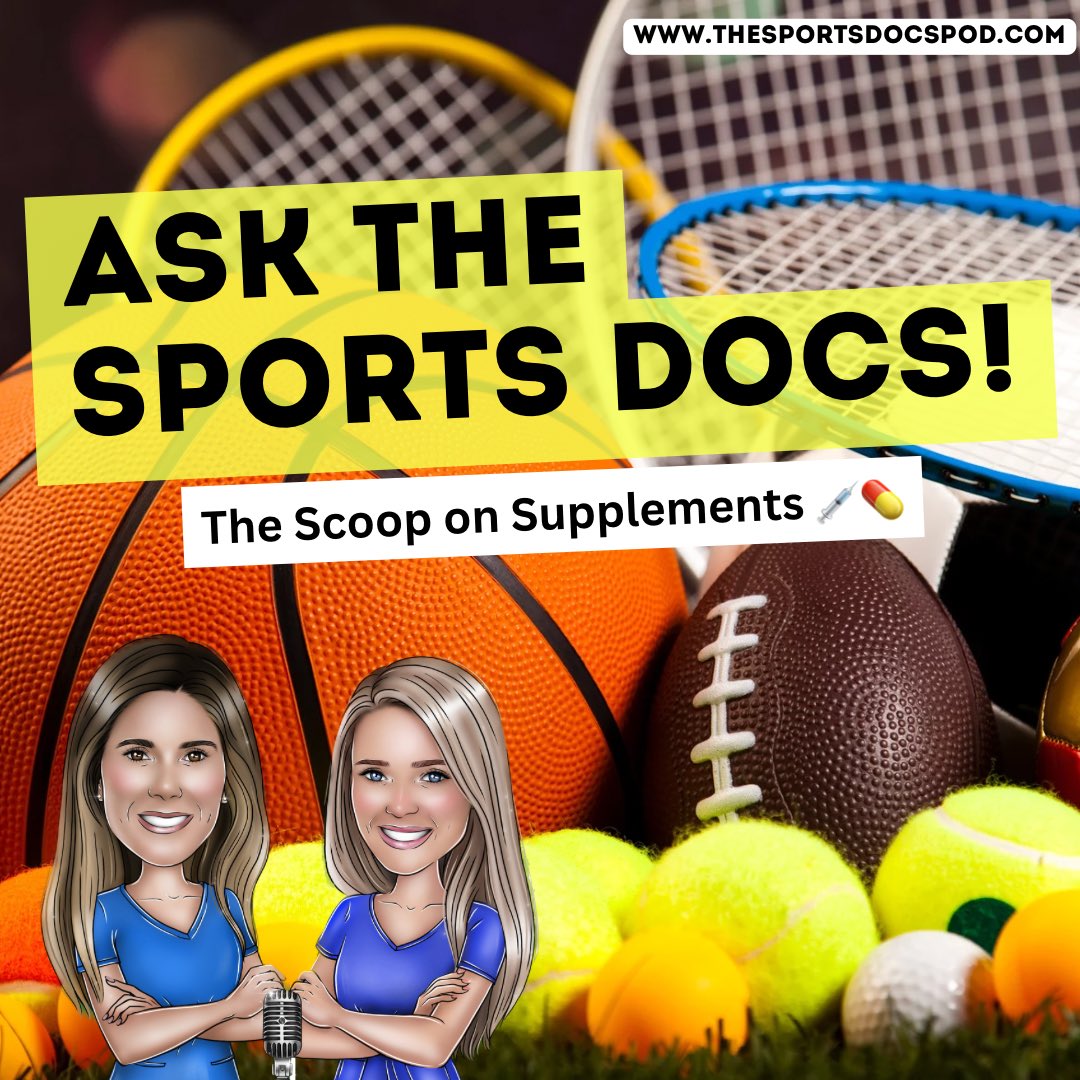 The Sports Docs Podcast (@thesportsdocpod) on Twitter photo ✨ NEW Episode is LIVE ✨ On this #askthesportsdocs we answer the question “What supplements can I take to improve healing after orthopedic injury or surgery? We start with a discussion about BPC-157 then shift to Vitamin D (not just for bone health!) <a href="/AshleyBassettMD/">Dr. Ashley J. Bassett</a> <a href="/cloganmd/">Catherine Logan, MD, MBA</a> ✨ NEW Episode is LIVE ✨ On this #askthesportsdocs we answer the question “What supplements can I take to improve healing after orthopedic injury or surgery? We start with a discussion about BPC-157 then shift to Vitamin D (not just for bone health!) <a href="/AshleyBassettMD/">Dr. Ashley J. Bassett</a> <a href="/cloganmd/">Catherine Logan, MD, MBA</a>