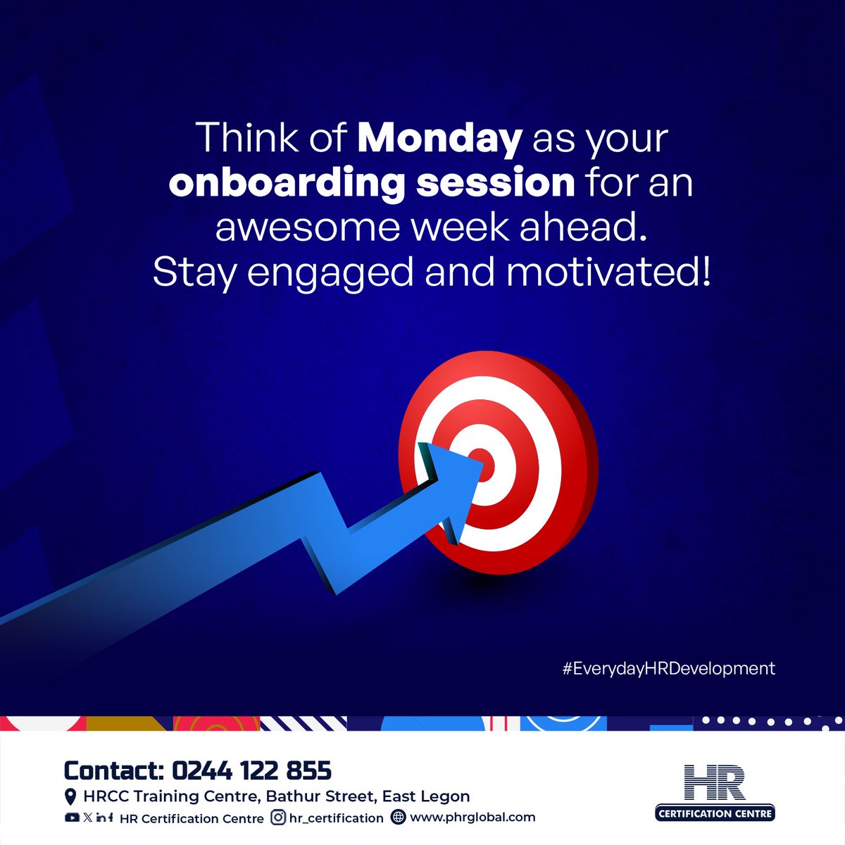 hr_certify's tweet photo. Happy Monday, Dear HR!

Mondays set the tone for the rest of the week, just like onboarding sets the foundation for a successful career journey.

Stay engaged, motivated, and ready to hit your goals!

#HRCommunity #happymondayeveryone #MondayMotivation #HRCC #CareerSuccess https://t.co/KEPMywCuCW