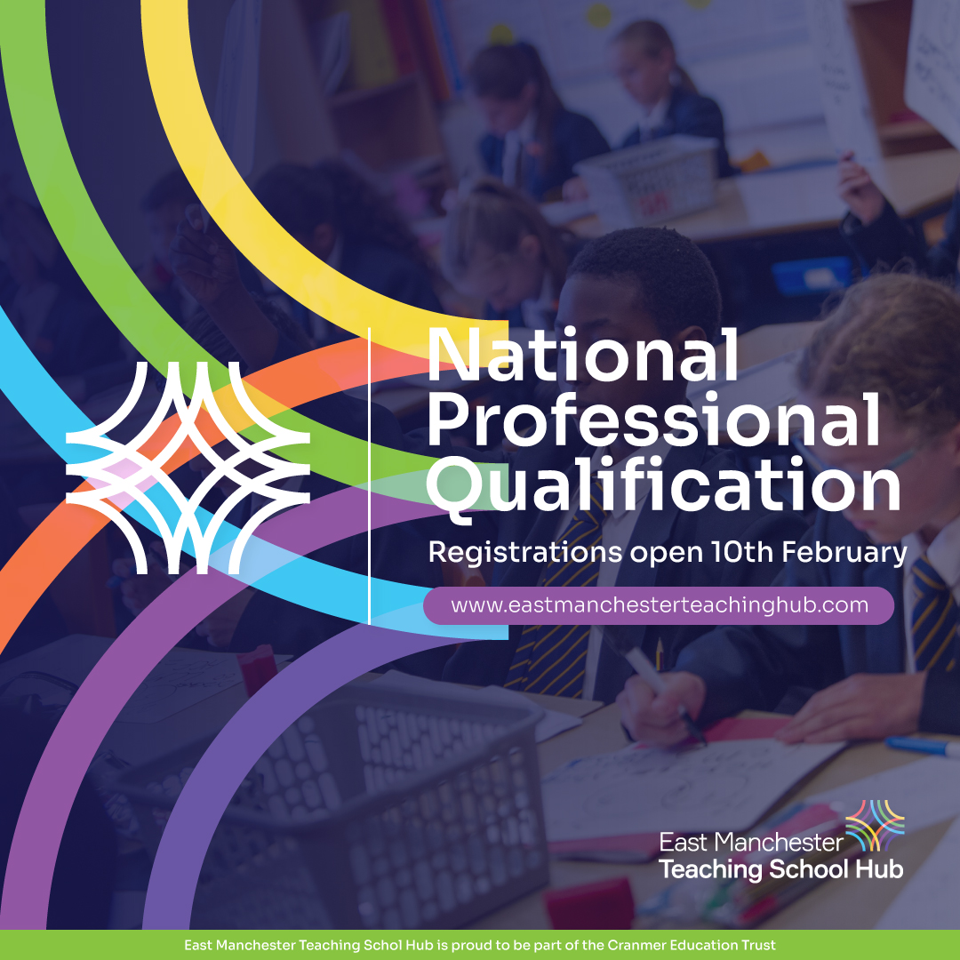 EMTeachingHub's tweet photo. Registration for our Spring 2025 National Professional Qualifications opens on Monday 10th February.

Funded places available for schools in disadvantaged areas however they are limited so submit your registration as soon as possible.

Pre-register here:  https://t.co/aQ1Mn5pfD2 https://t.co/zpqk3cKLrl