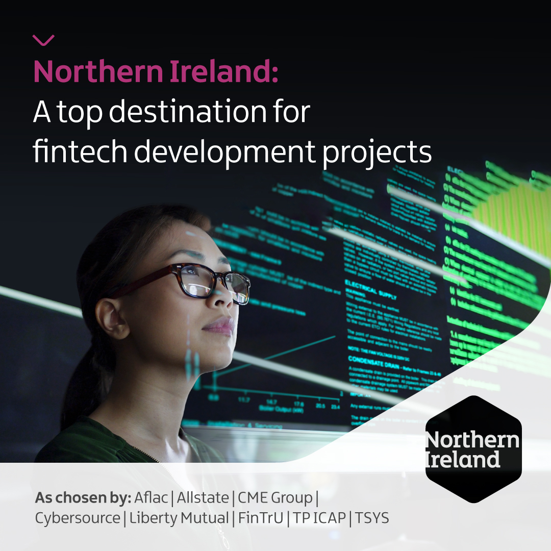 #NorthernIreland has earned worldwide recognition for its #fintech ecosystem thanks to a strategic blend of home-grown innovators and major international financial services companies. 🌏 

Learn more at investni.com/asia-pacific 👈