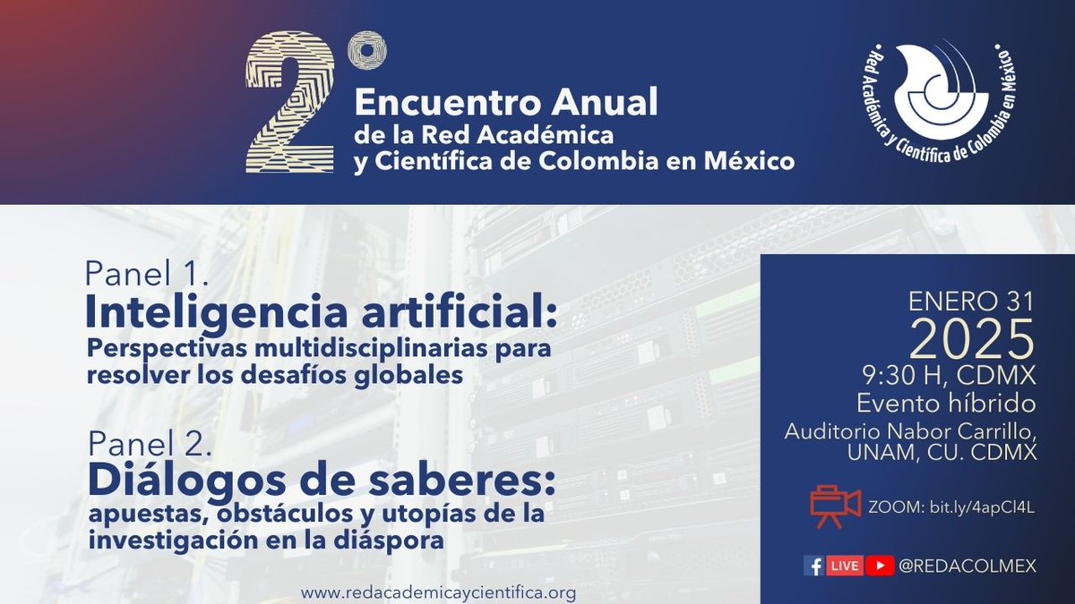 Red Académica y Científica de Colombia en México tweet media