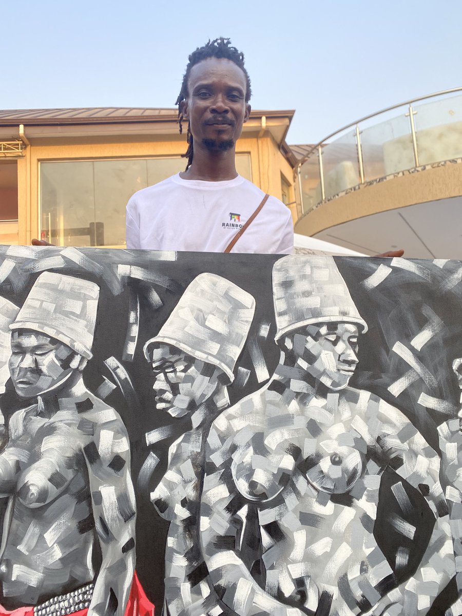 Eddie_ban's tweet photo. Does anyone know this artist? His name is Felix Allotey. I saw his work yesterday on #LabadiBeach and promised to call him today to buy the piece, unfortunately I miss typed his number.
#ArtistGhana #FelixAllotey https://t.co/alJjYy7wiA
