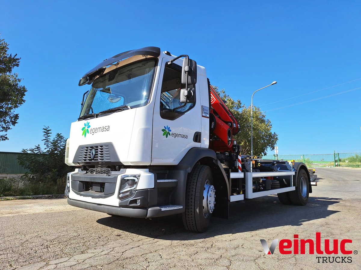 VEINLUC's tweet photo. ð ð
œðð
Žð
ð
° ð
Žð
œððð
Žð
¶ð
°ð
¡Orgullosos de entregar este nuevo #RenaultD18High280 #R4X2 #E6 a Egemasa, que amplÃa su gama de servicios con la llegada de la última tecnologÃa en grúas y equipos portacontenedores.
Gracias por confiar en nosotros âŒ
#Veinluc @RenaultTrucksEs https://t.co/cnXVkqhPuW