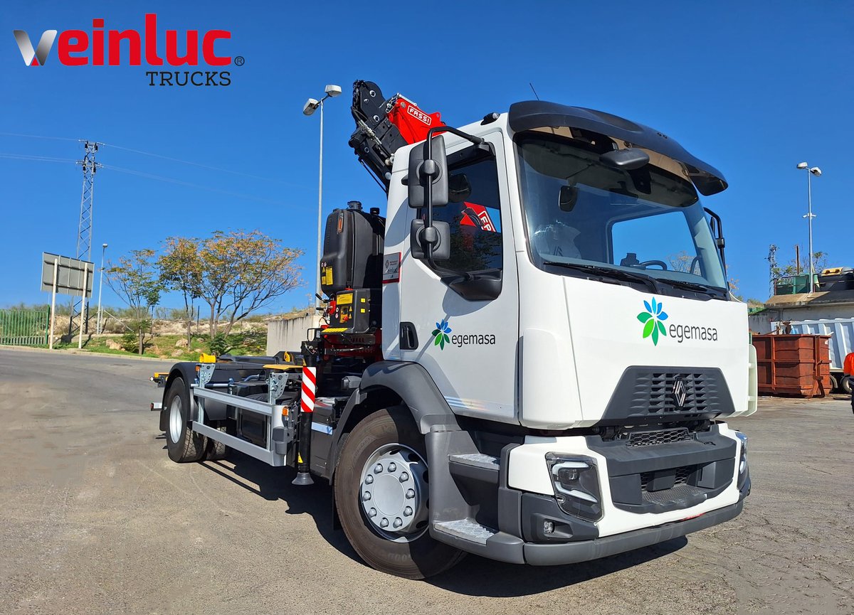VEINLUC's tweet photo. ð ð
œðð
Žð
ð
° ð
Žð
œððð
Žð
¶ð
°ð
¡Orgullosos de entregar este nuevo #RenaultD18High280 #R4X2 #E6 a Egemasa, que amplÃa su gama de servicios con la llegada de la última tecnologÃa en grúas y equipos portacontenedores.
Gracias por confiar en nosotros âŒ
#Veinluc @RenaultTrucksEs https://t.co/cnXVkqhPuW