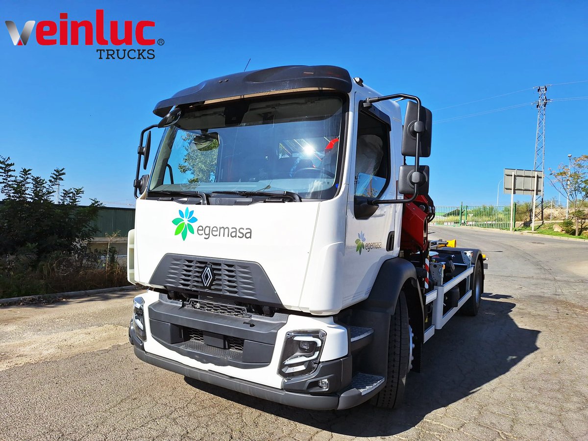 VEINLUC's tweet photo. ð ð
œðð
Žð
ð
° ð
Žð
œððð
Žð
¶ð
°ð
¡Orgullosos de entregar este nuevo #RenaultD18High280 #R4X2 #E6 a Egemasa, que amplÃa su gama de servicios con la llegada de la última tecnologÃa en grúas y equipos portacontenedores.
Gracias por confiar en nosotros âŒ
#Veinluc @RenaultTrucksEs https://t.co/cnXVkqhPuW