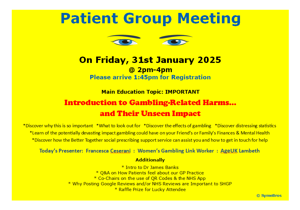 Patient Group At Streatham Hill Group Practice tweet media