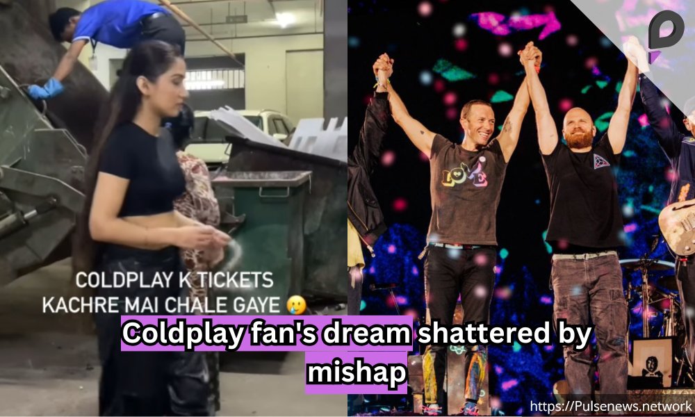 PulseNewsNW's tweet image. 🎟️ Trashed Tickets, Missed Memories! A Coldplay fan's dream concert ruined by a shocking mishap. 😢 #Coldplay #ConcertFail #UnforgettableMistake #FanStory #MusicLovers 
Read More: pulsenews.network/2025/01/fan-mi…