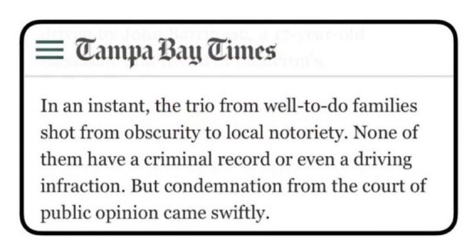 cameron herrin wasn't warn before,his license was valid too,he never been in any trouble before,gd kid with morals, these stupid actions (racing) he wasn't involved in any of it,never did it,that's why Insurance company paid 5 million $ after investigation #Justice4CameronHerrin