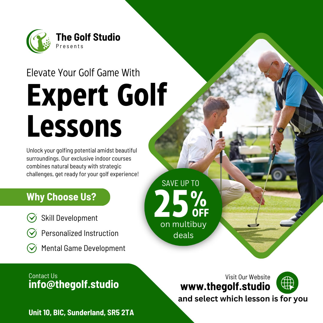TheGolfStudio2's tweet photo. Looking to improve your golf this season. 

Massive January deals on now

Contact The Golf Studio by emailing info@thegolf.studio

Get Better, Quicker

#golftuition #golfinsunderland #golf #learntoplaygolf https://t.co/TlIKZVVRRq