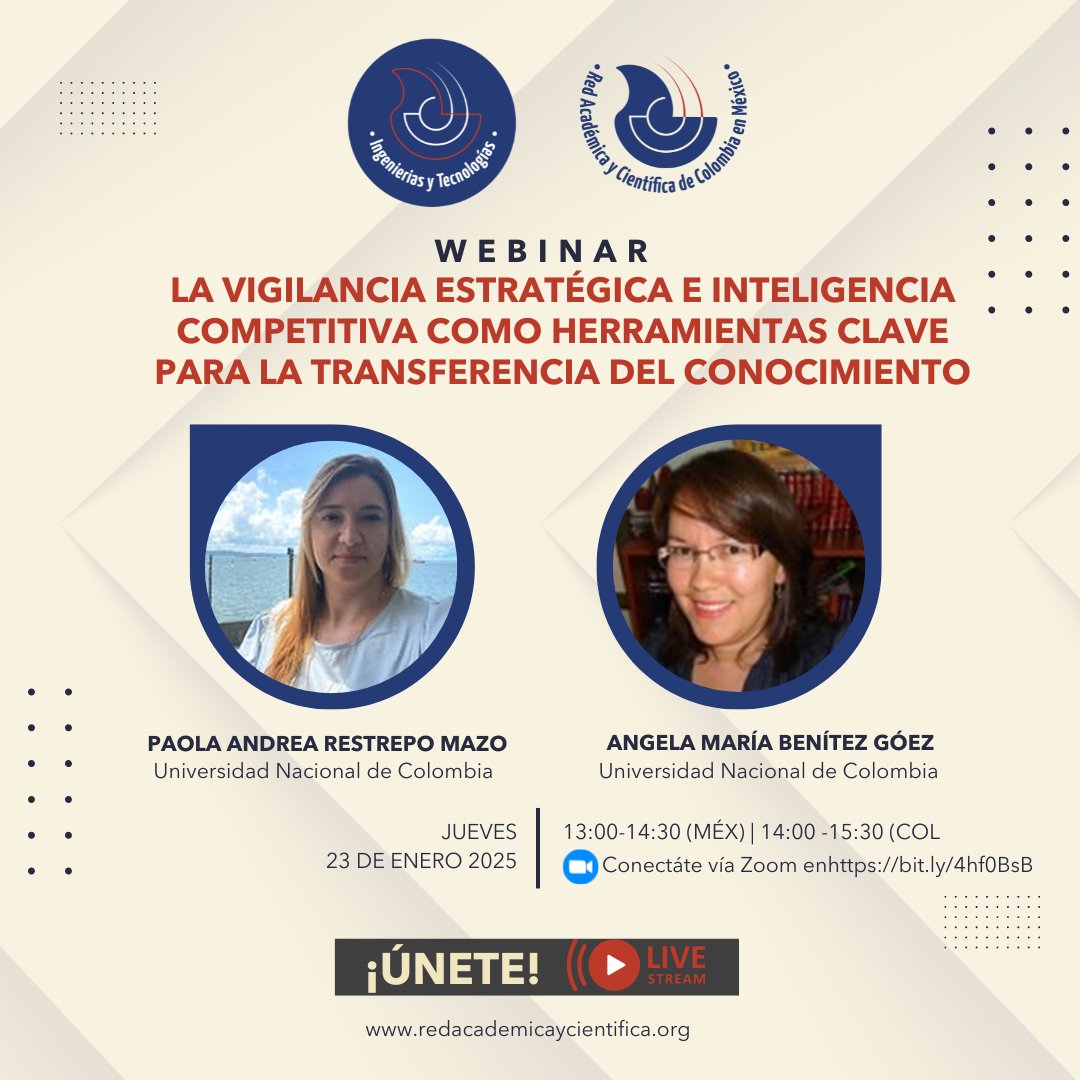 Red Académica y Científica de Colombia en México tweet media