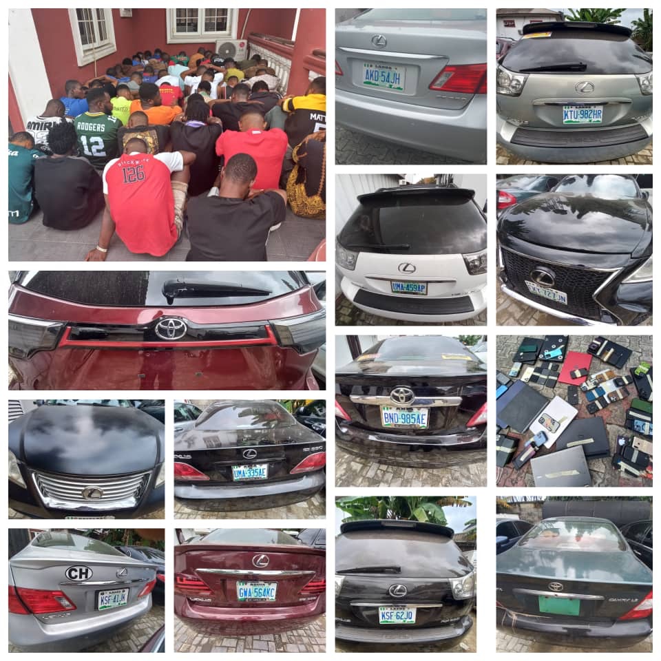 EFCC has announced the E-auction of cars recovered and forfeited by fraudsters