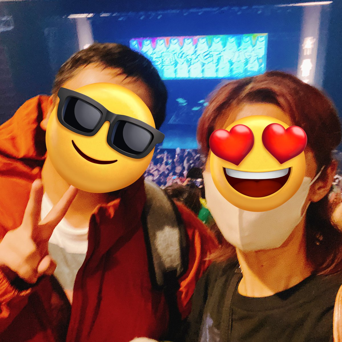 2025.1.20
今年初のヤバTライブに行ってきた😍
2階席やったけど楽しかったー♥️
旦那はコロナあけてからの1階席NGやから、2階席にしたけど、十分楽しめた！
神セトリありがとう🥰
 #ヤバT
 #神セトリ