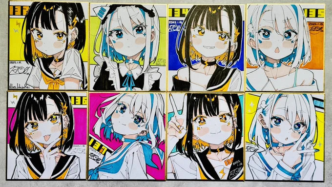 最近描いた原画、どれもお気に入り 