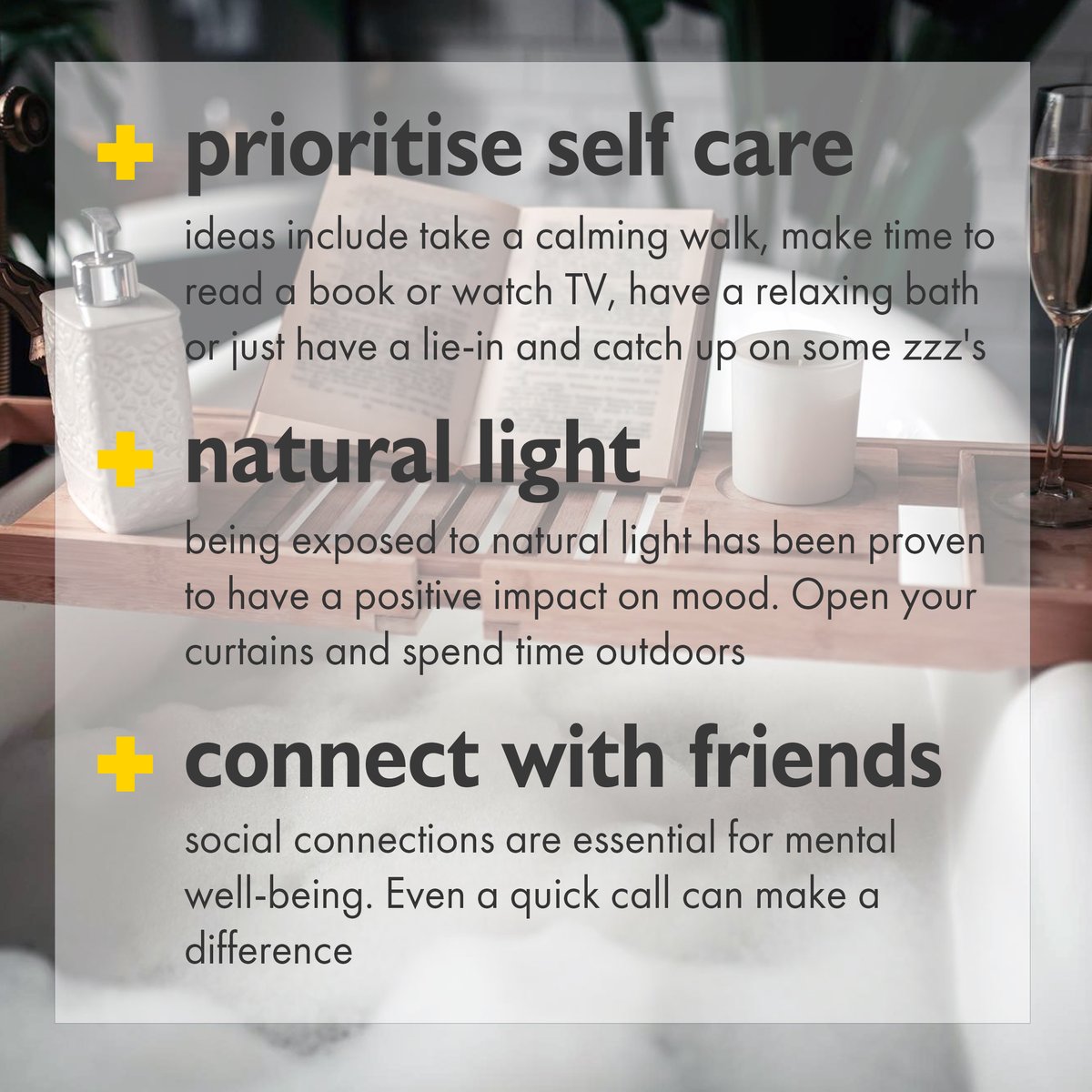 The third Monday in January is dubbed "Blue Monday," allegedly the most depressing day of the year - that's today!
So how can you beat these #BlueMonday blues? You could take a calming walk in nature, call or meet up with a friend, make time to read a book and more.
#januaryblues