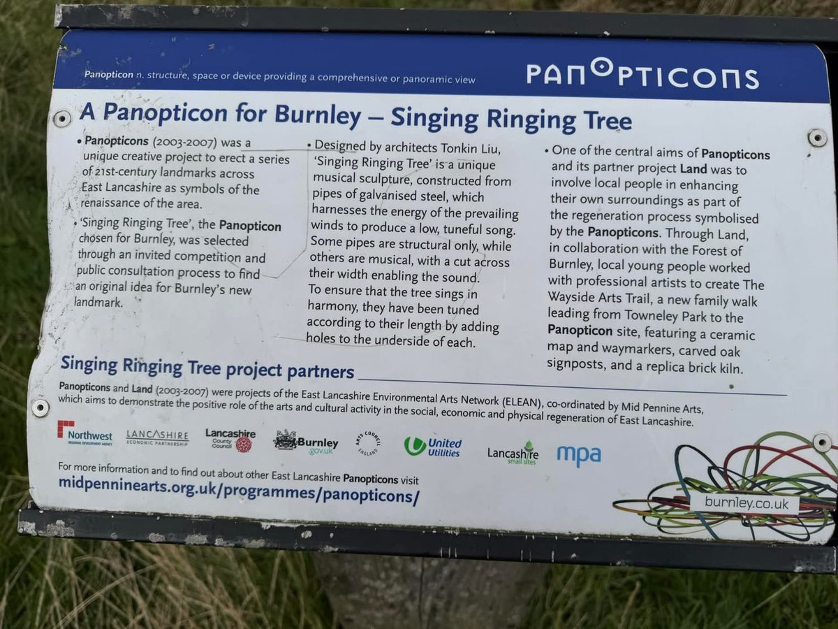 kevmoore's tweet image. A visit to The Singing Ringing Tree last September 😃. #SingingRingingTree