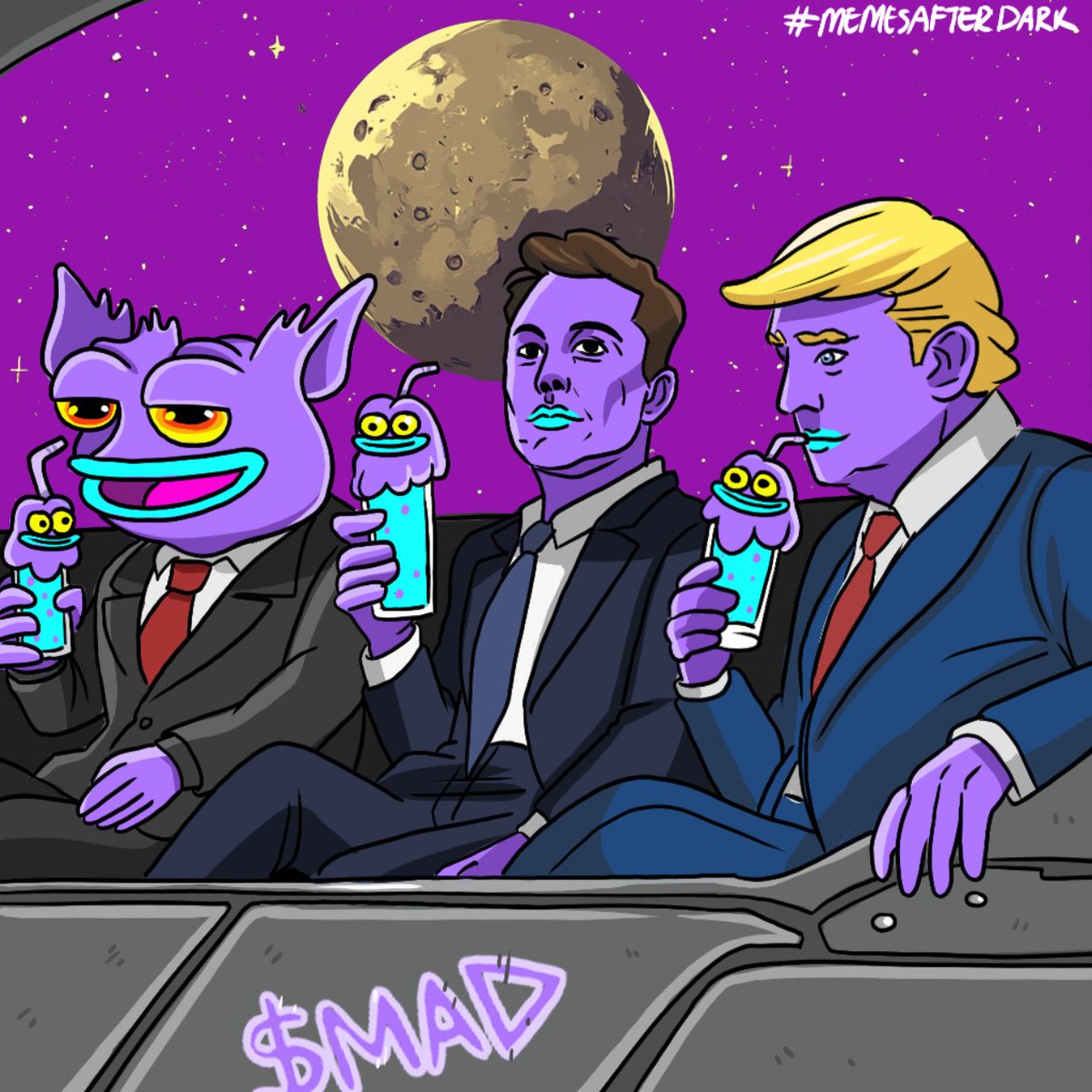 madcoinvip's tweet image. The MADness begins...

#memesafterdark $Trump #Solana $MAD