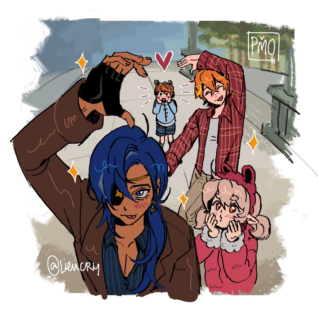 🥰lovely afternoon spent together🫶
#原神 #chaeya #klee #teucer