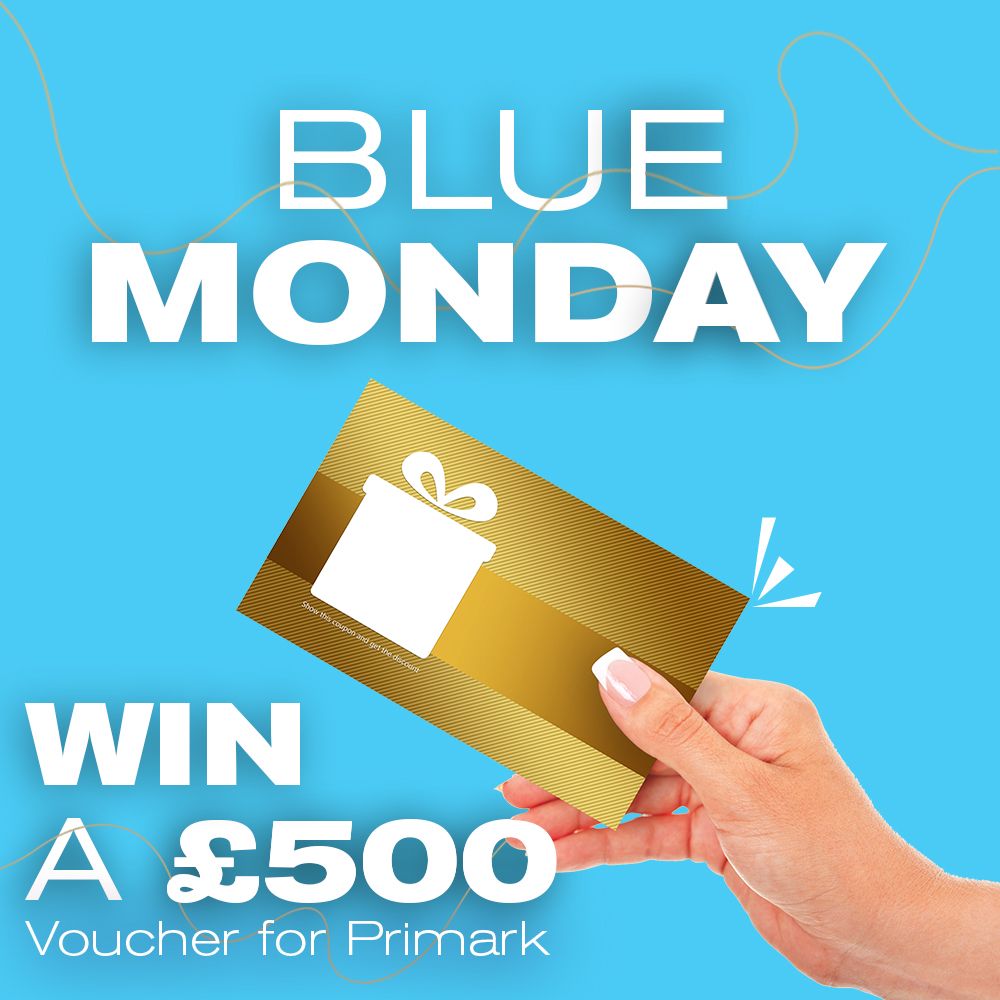 Feeling the Monday blues? Not at Houndshill! 💙

We’ve got an exciting competition to turn your day around with a chance to win a £500 Primark voucher! 🎉

To enter, simply COMMENT BELOW ⬇️ with something that makes you happy. Let’s beat the blues together and spread some joy! 😊