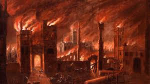 HistoryNomad24's tweet photo. -The Great Fire of London (1666)-
A small bakery fire turned into a massive blaze, destroying most of London. It led to modern fire safety reforms.
#GreatFireOfLondon #HistoryTrivia #LondonHistory https://t.co/qeeQRmq1u3